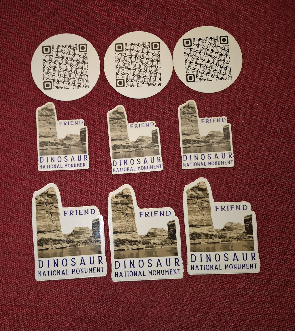 'Friends' Stickers 1" x 2" & 2" x 3" & QR Code